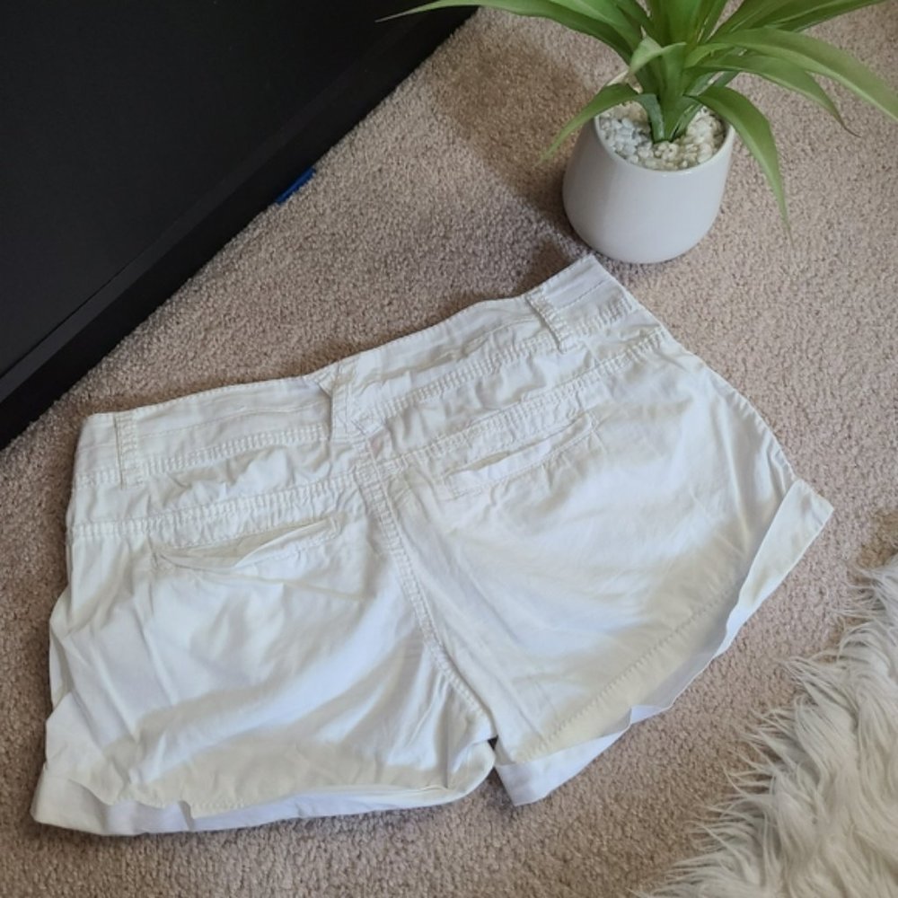 White lightweight shorts